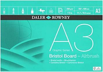 Skicirka Bristol A3, 250g, 20 listna