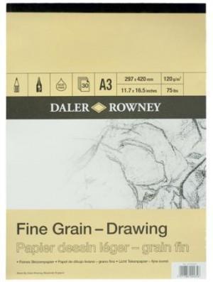 FINE GRAIN DRAWING PAD A2 120G