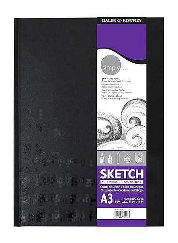 Simply Sketch A3 Soft White 100g,54 heets