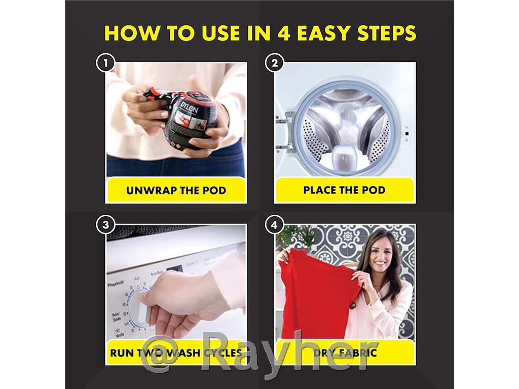 DYLON barva za tekstil POD 350g 08 Navy