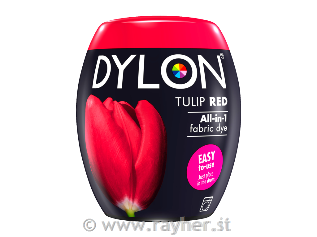 DYLON barva za tekstil POD 350g 36 Tulip Red