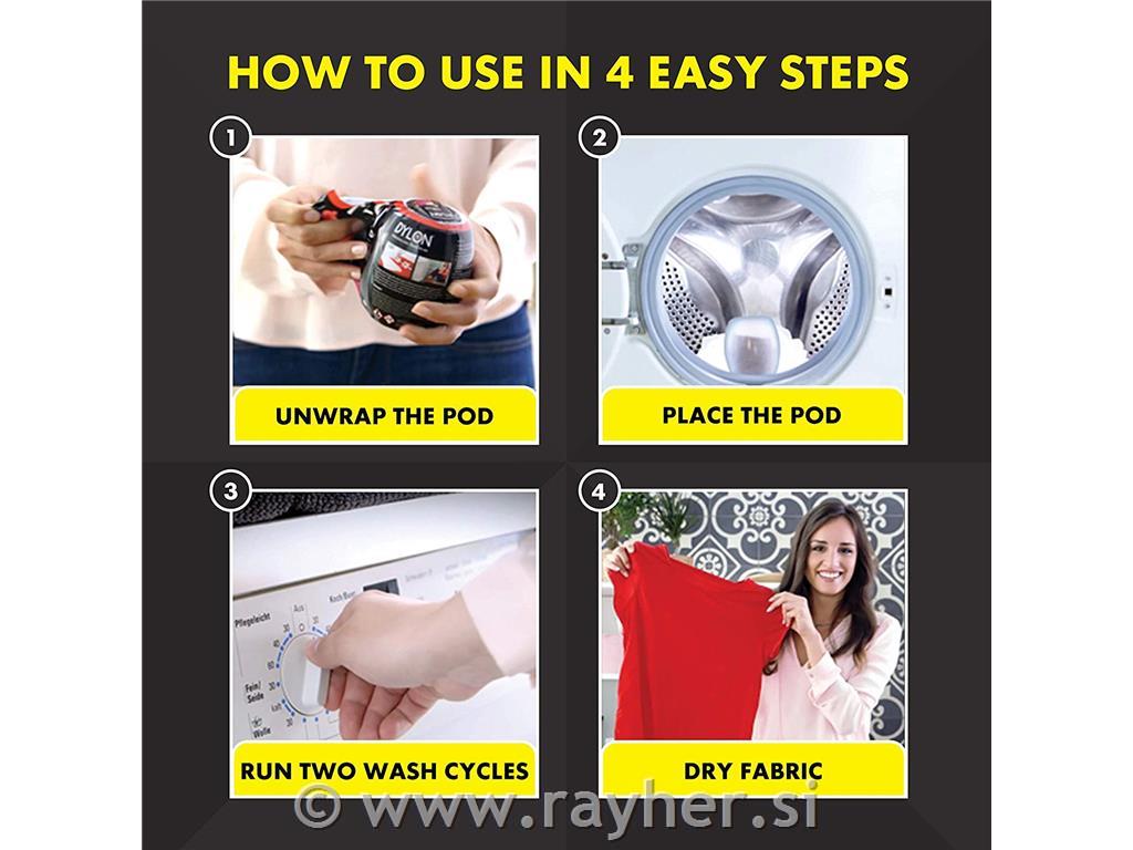 DYLON barva za tekstil POD 350g 29 Passion Pink