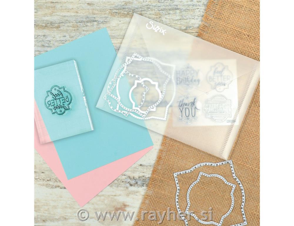 Sizzix mape za shranjevanje šablon, set3