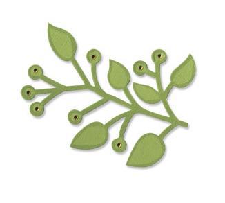 Sizzix Bigz šablona,Vejica z listi