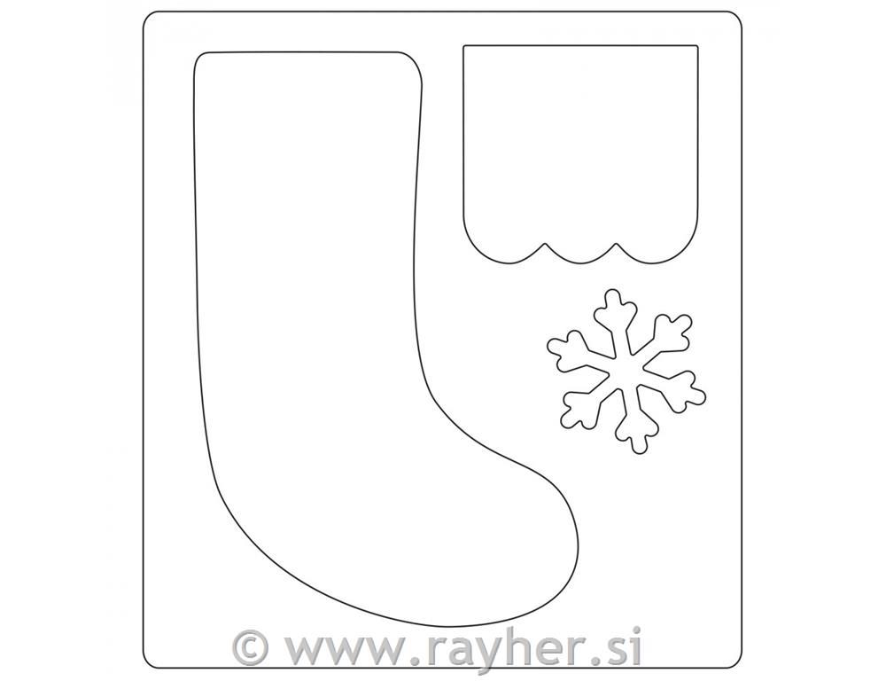 Sizzix Bigz, Božična nogavica