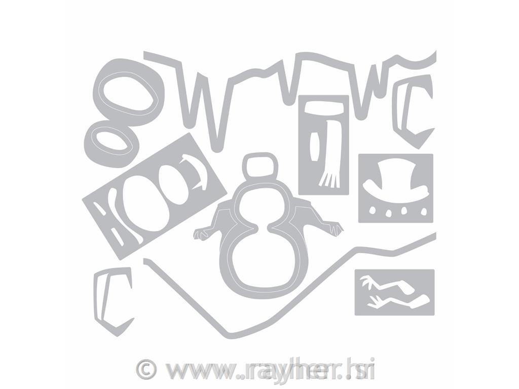 Sizzix Thinlits, Snowman Scene, Tim Holtz