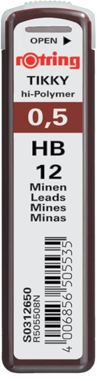 Mine za tehnični svinčnik 0,50 mm HB
