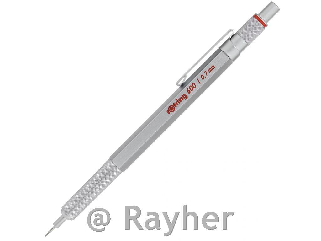 Tehn.svinčnik Rotring 600 0,7 srebrn