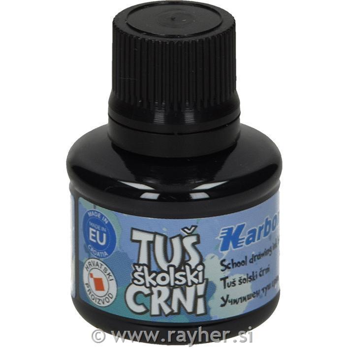 KARBON tuš šolski črn 20 ml