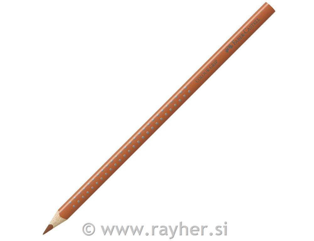 Barvica Faber Castell Grip rjava