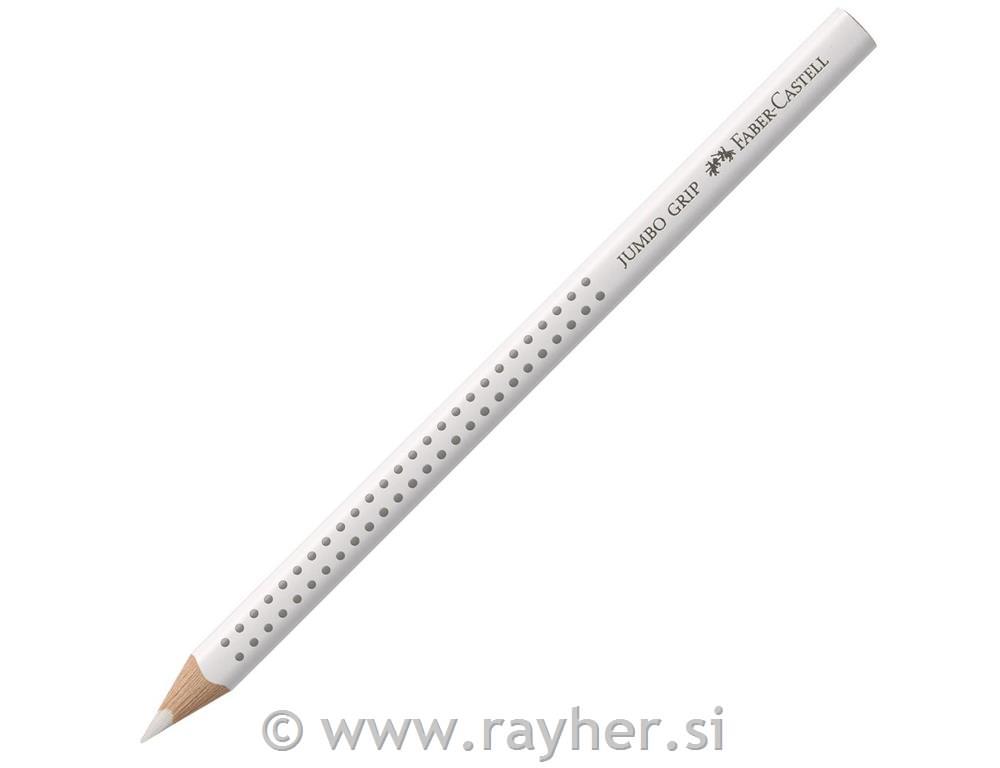 Barvica Faber Castell Grip Jumbo bela