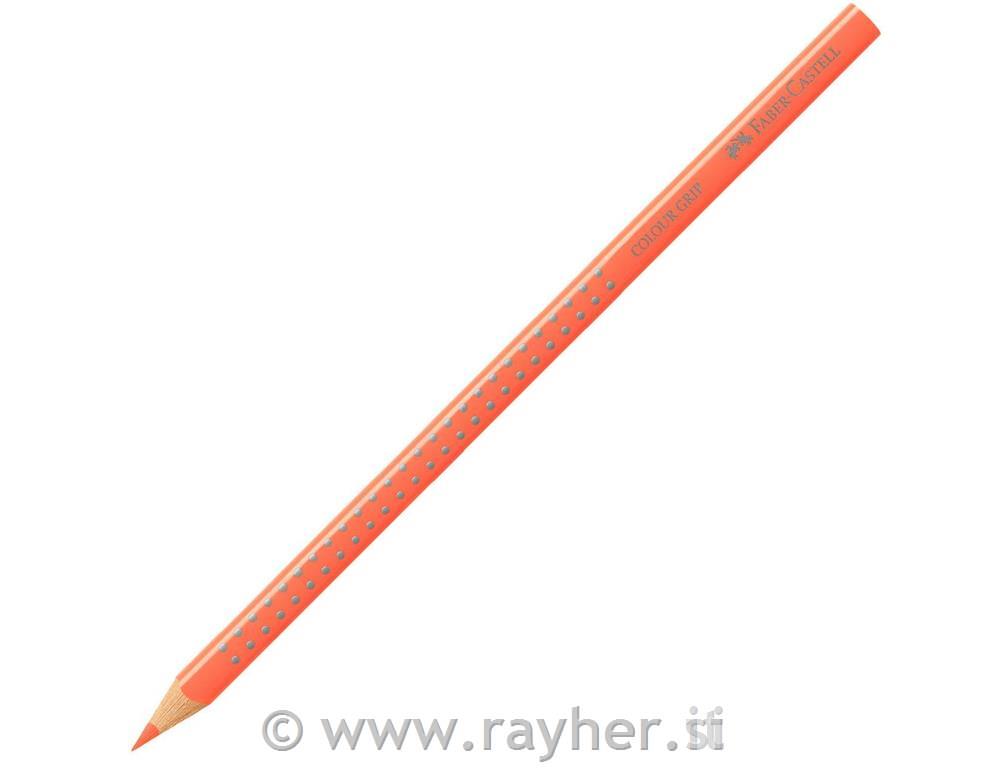 Barvica Faber Castell Grip fluo oranžna