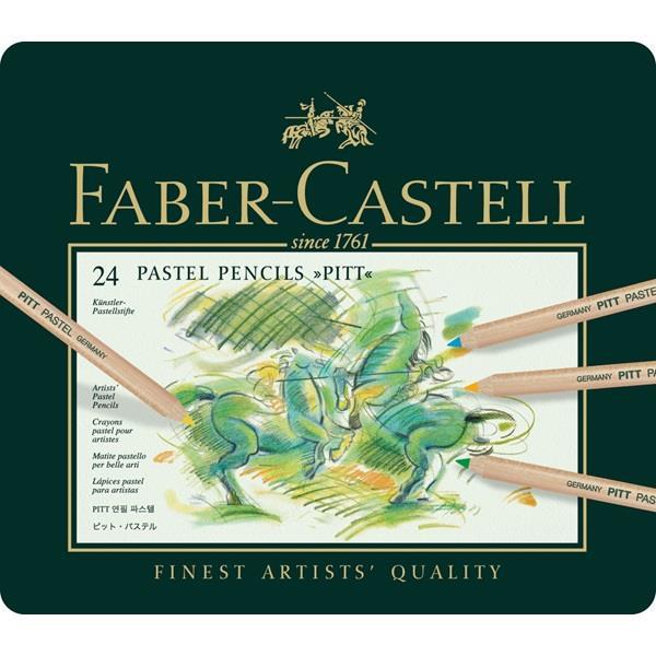 Pastelni svinčniki PITT set 24