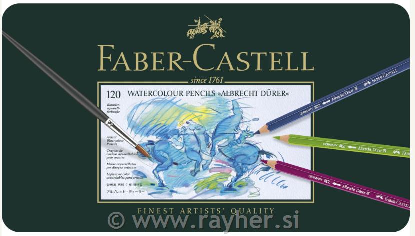 Akvarelne barvice A.Dürer set 120