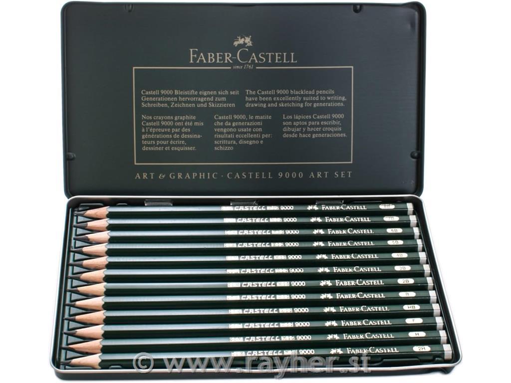 Svinčniki Castell 9000 Art 8B-2H