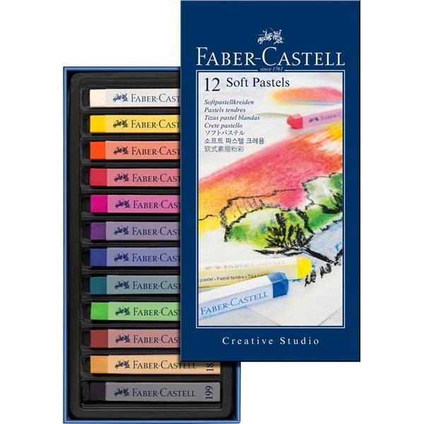 Faber Castell soft pastels set 12