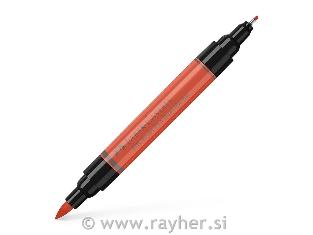 PITT Artist Pen Dual Marker 118; Scarlet Red