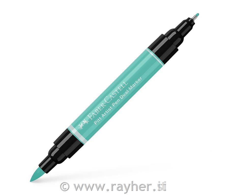 PITT Artist Pen Dual Marker 161; Phtalo Green