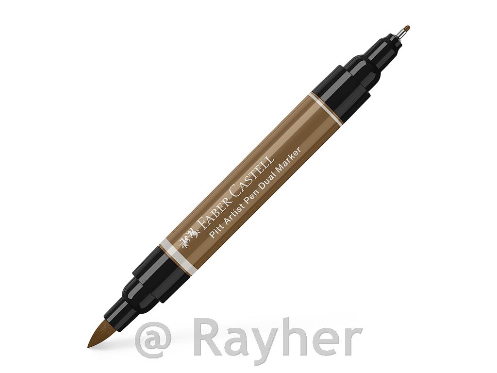 PITT Artists Pen Dual Marker 180; Raw Umber