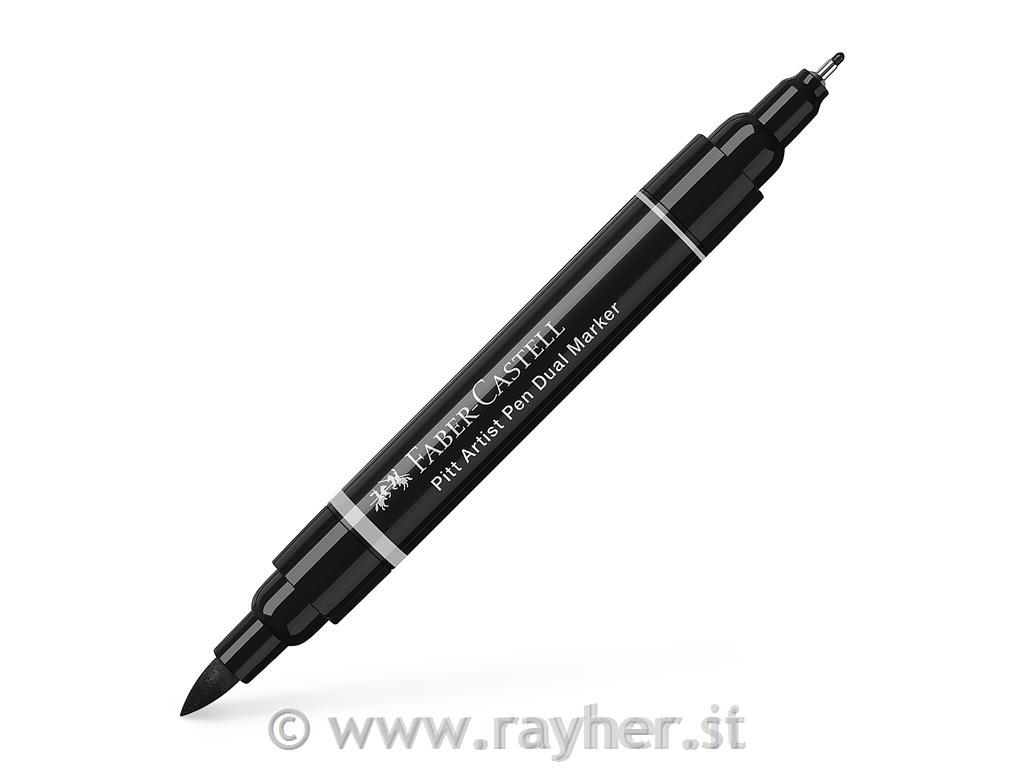PITT Artist Pen Dual Marker 199; Black