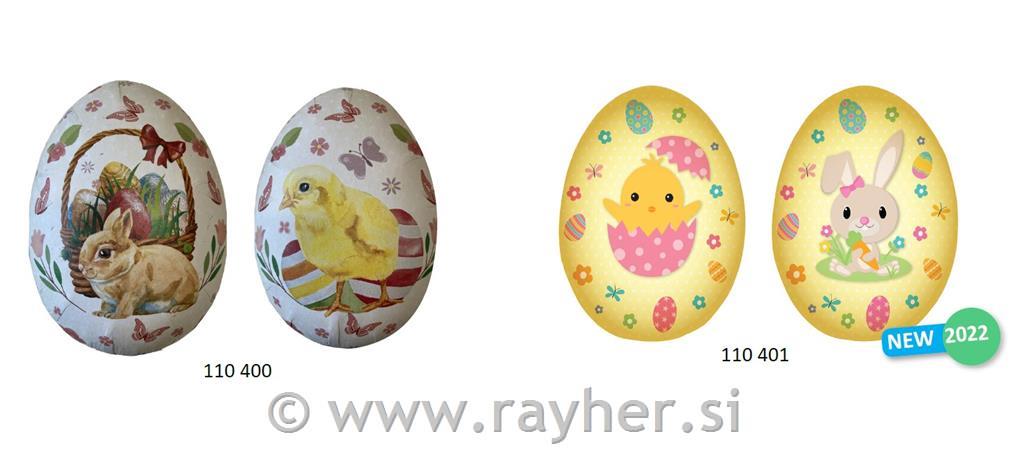 Velikonočno jajce, 13,5 x 9,5 cm