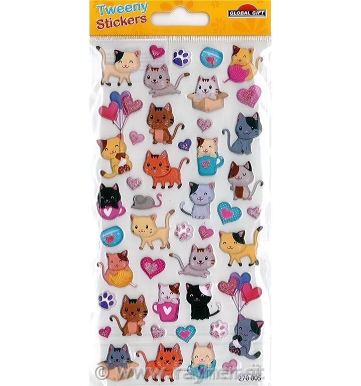 NALEPKE TWEENY 9X17.5CM 270005, MUCKI