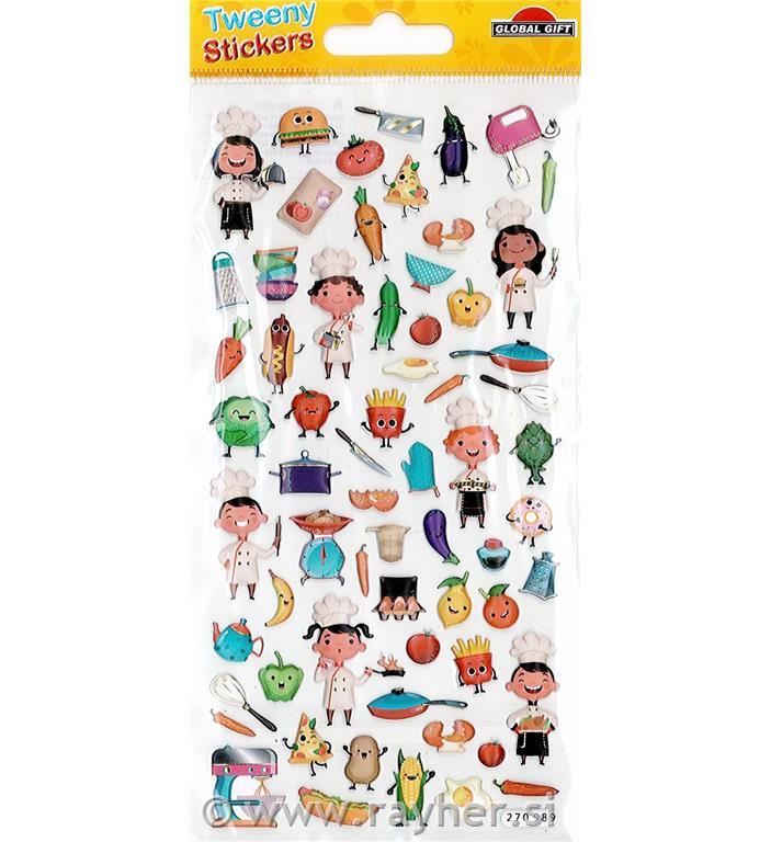 NALEPKE TWEENY 9X17.5CM 270989, KUHAJMO