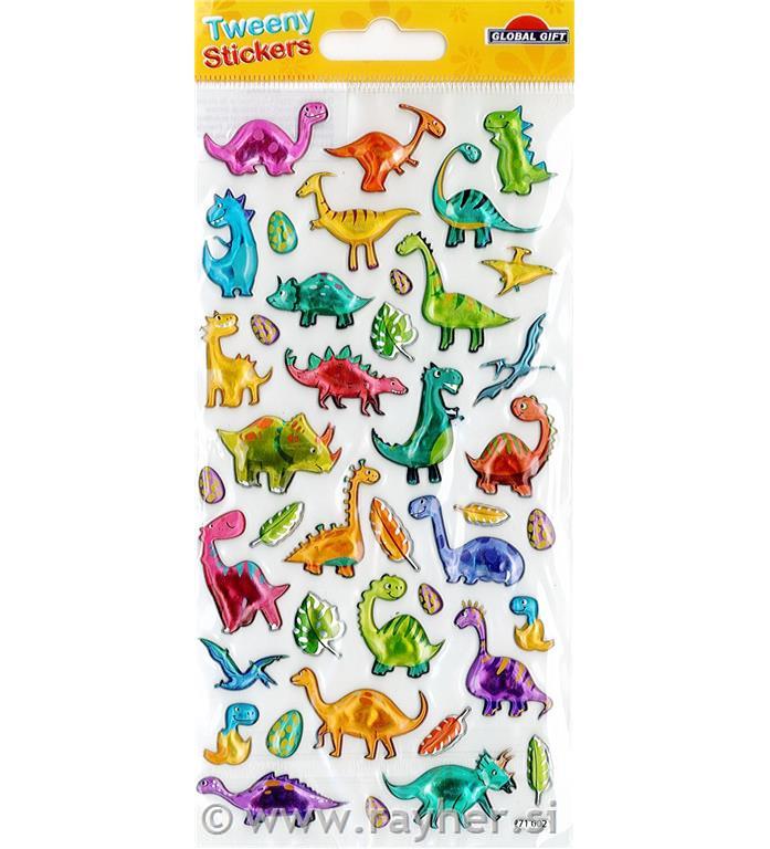 NALEPKE TWEENY 9X17.5CM 271002, DINOZAVRI