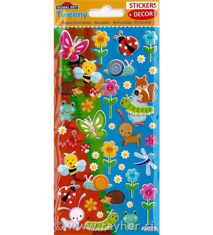 NALEPKE TWEENY Z OZADJEM 9X17.5CM 272037 NA TRAVNIKU