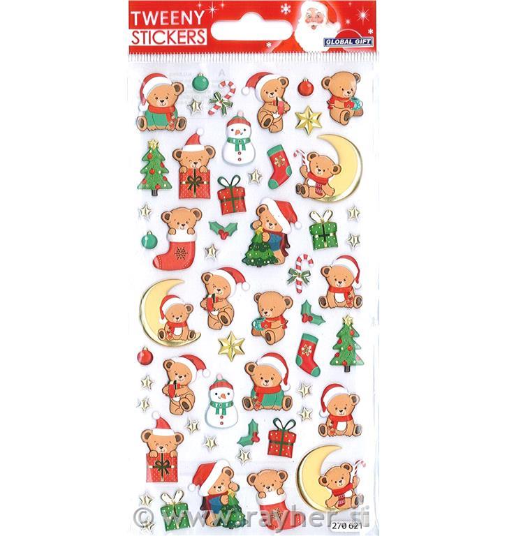 Nalepke Tweeny 9 x 17.5 cm 270621, Medvedki