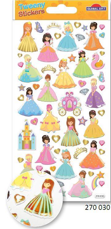 Nalepke Tweeny 9 x 17.5 cm 270030, Kraljične
