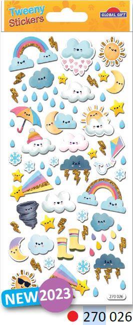 Stickers Tweeny, 9 x 17,5 cm