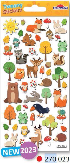 Nalepke Tweeny 9 x 17.5 cm 270023, V gozdu