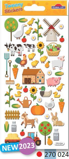 Nalepke Tweeny 9 x 17.5 cm 270024, Na kmetiji