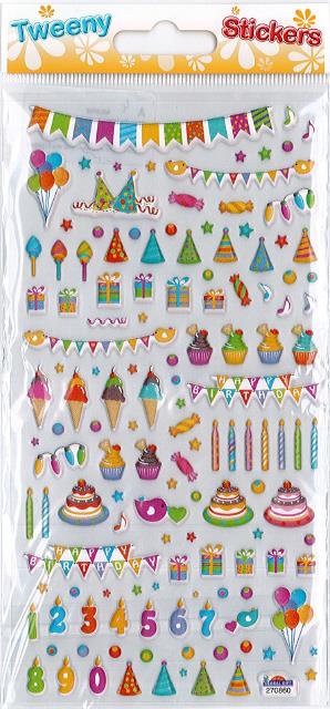 NALEPKE TWEENY 9X17.5CM 270860