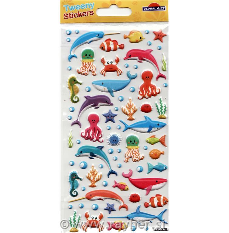 NALEPKE TWEENY 9X17.5CM 270978, V MORJU