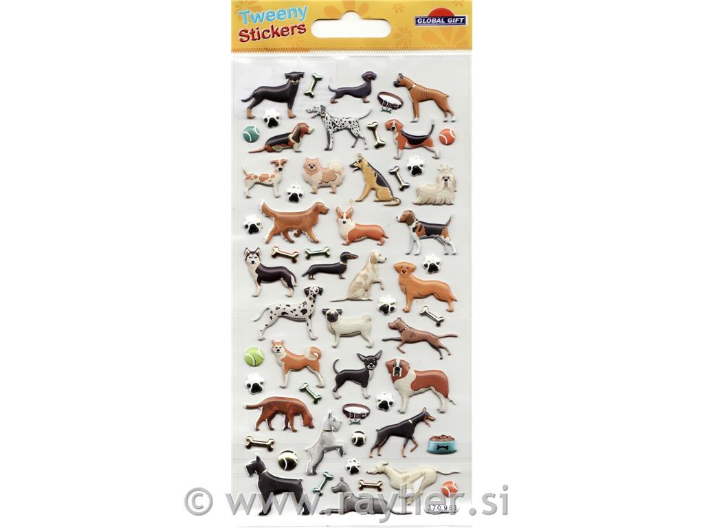 NALEPKE TWEENY 9X17.5CM 270981, KUŽKI IN DODATKI