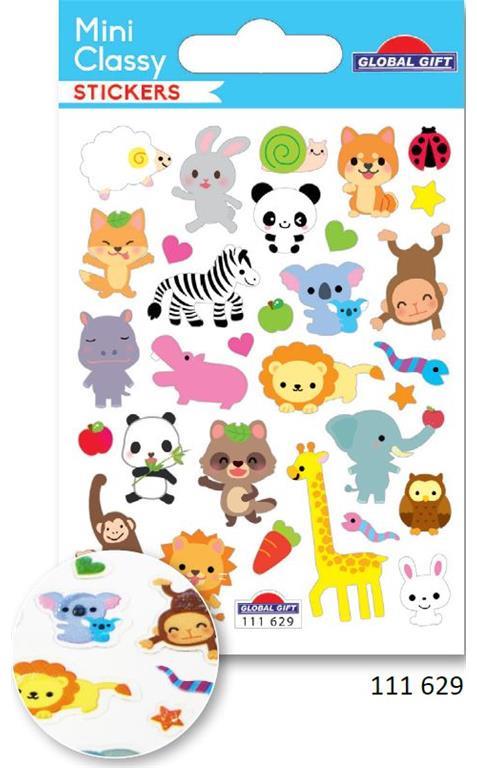 Nalepke SB7 7.5x10 cm 111629, Živali v divjini