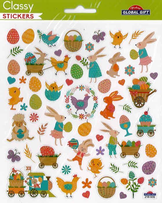 NALEPKE SB15 15X17CM 218939, Velika noč 3