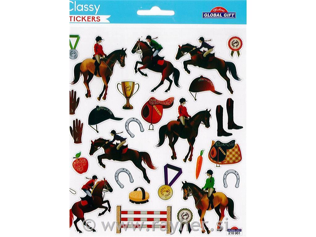 NALEPKE SB15 15X17CM 218961, KONJI