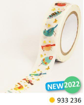 Washi Tape, ptice, 933236