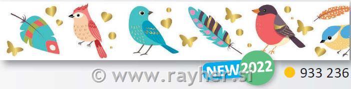 Washi Tape, ptice, 933236