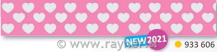 Washi Tape, srčki, 933606