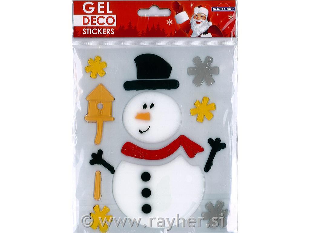 Nalepke gel, XMAS, 15x17 cm, 310553