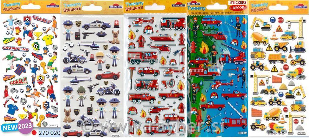 Nalepke Tweeny - Za fante, set 5