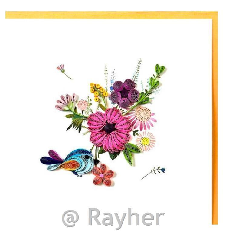 Petit Pétales greeting card+envelope