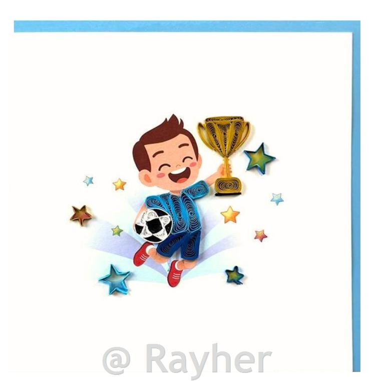 Voščilnica Petit Petales, Nogomet + kuverta