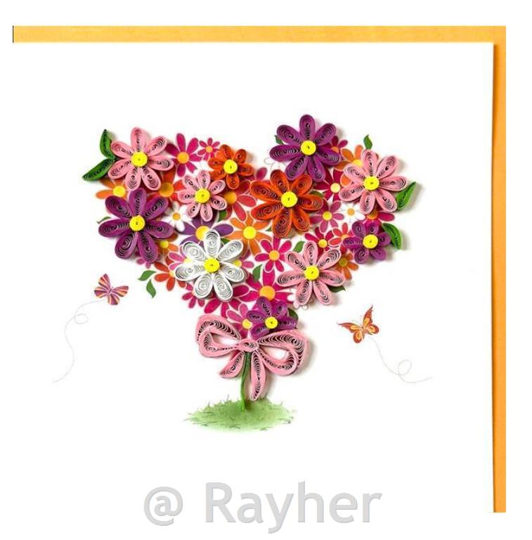 Voščilnica Petit Petales, Šopek + kuverta