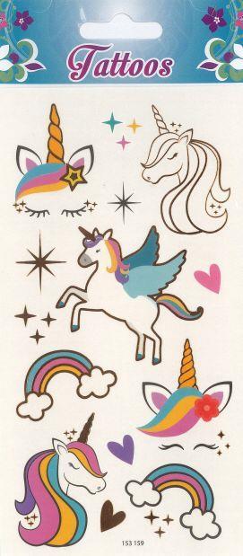 Nalepke TATOO 9 x 15 cm 153159, Samorogi