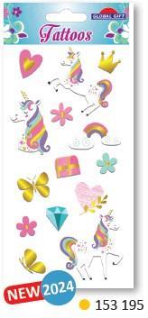 Nalepke TATOO 9 x 15 cm 153195